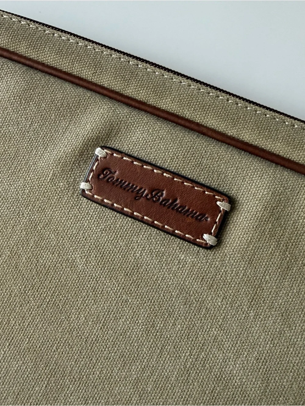 Tommy Bahama olive canvas